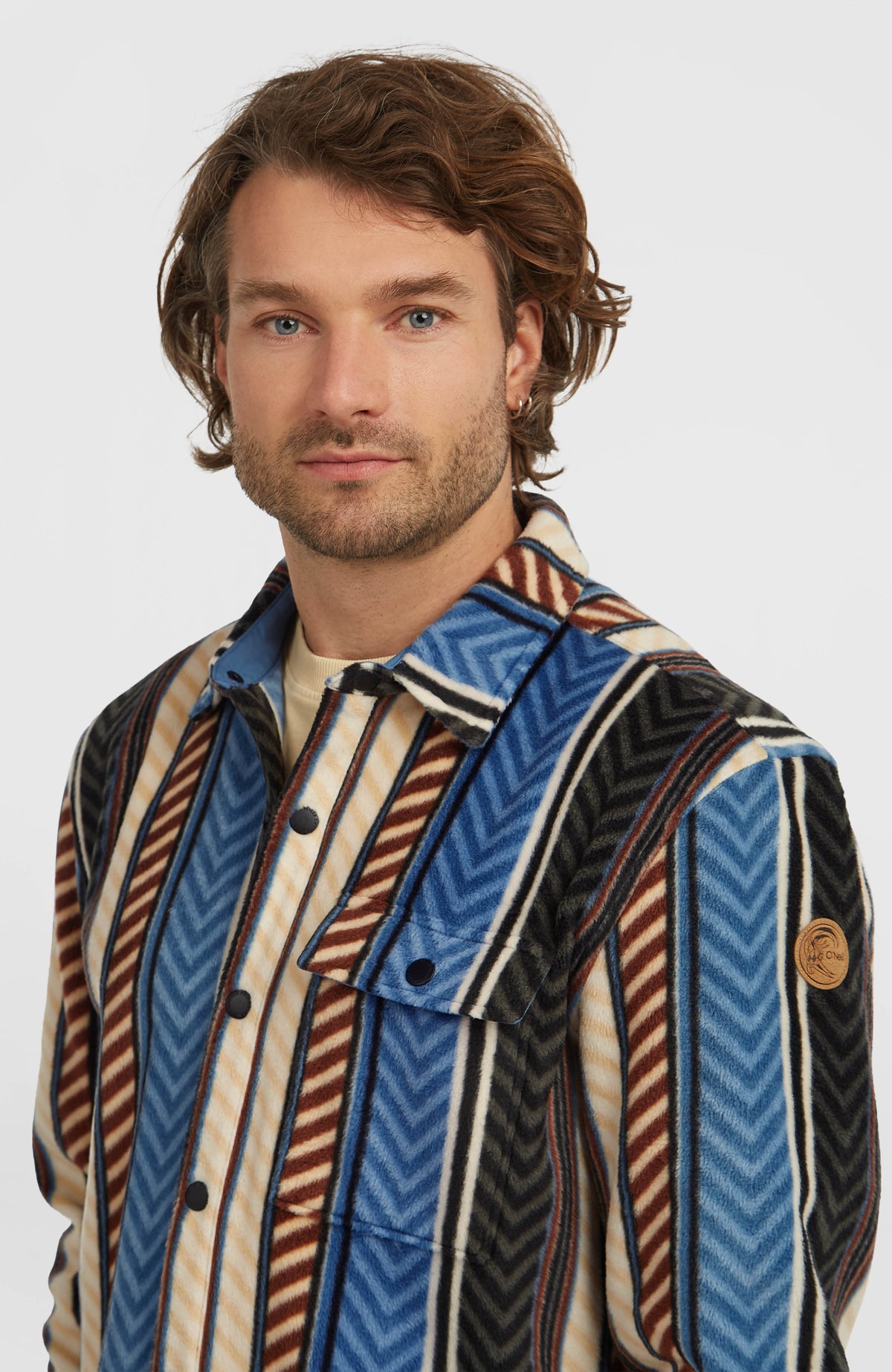 O'Riginals Superfleece overhemd | Blue Vintage O'Neill Stripe
