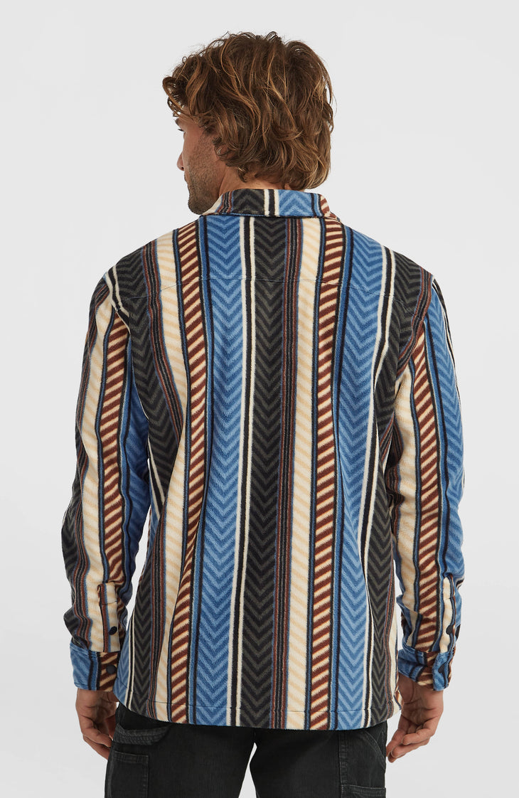 O'Riginals Superfleece overhemd | Blue Vintage O'Neill Stripe