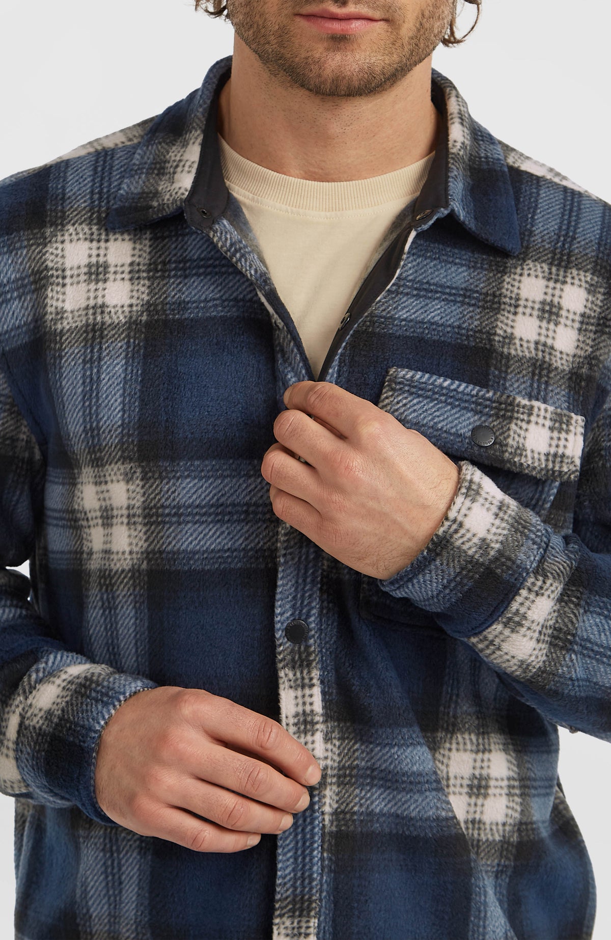 O'Riginals Superfleece overhemd | Mozart Blue Check