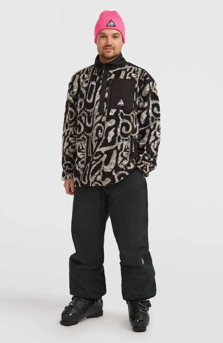 FWC'Play Hyperfleece trui | Black/White Legacy