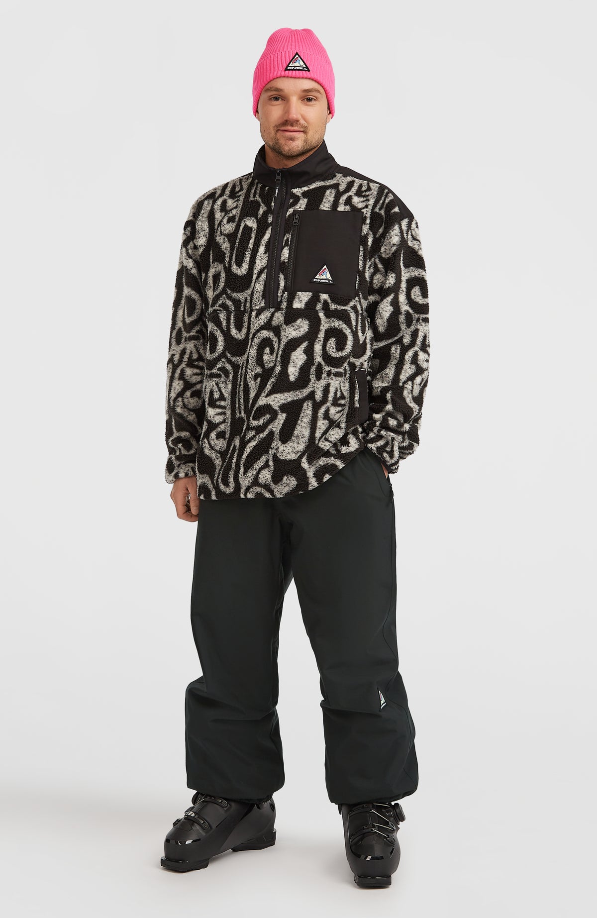 FWC'Play Hyperfleece trui | Black/White Legacy