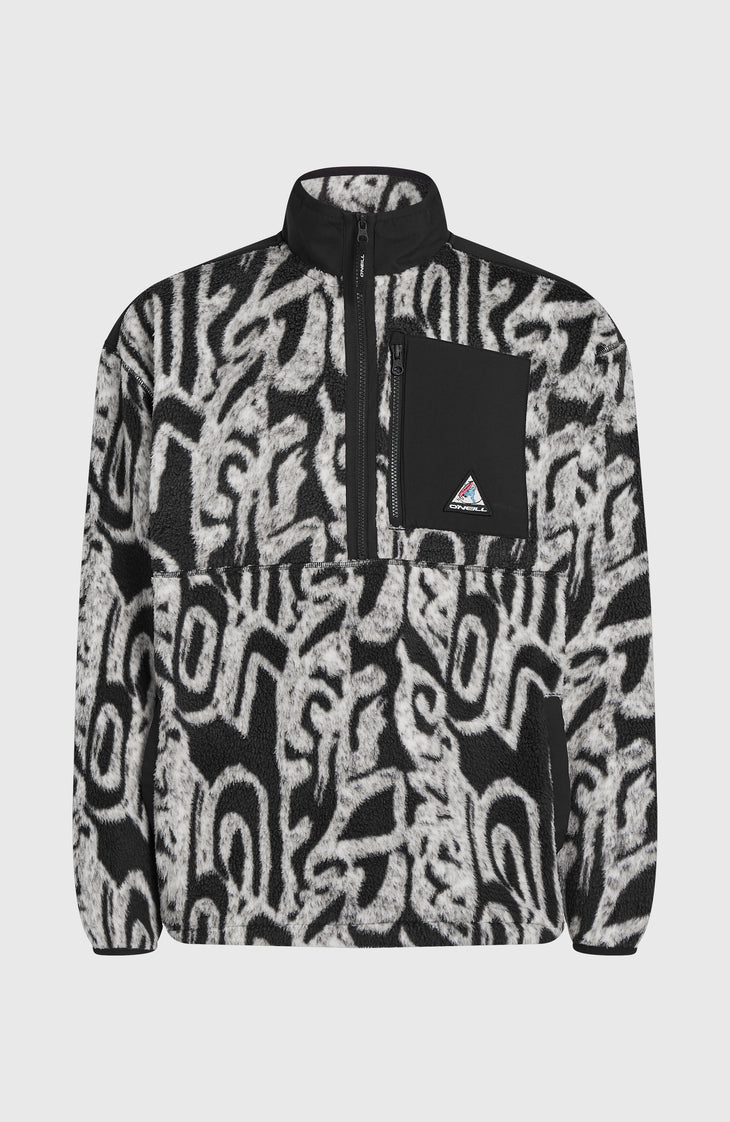 FWC'Play Hyperfleece trui | Black/White Legacy