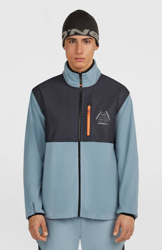 FWC'Peak Polartec® Hyperfleece vest met volledige rits | Murky Water Colour Block