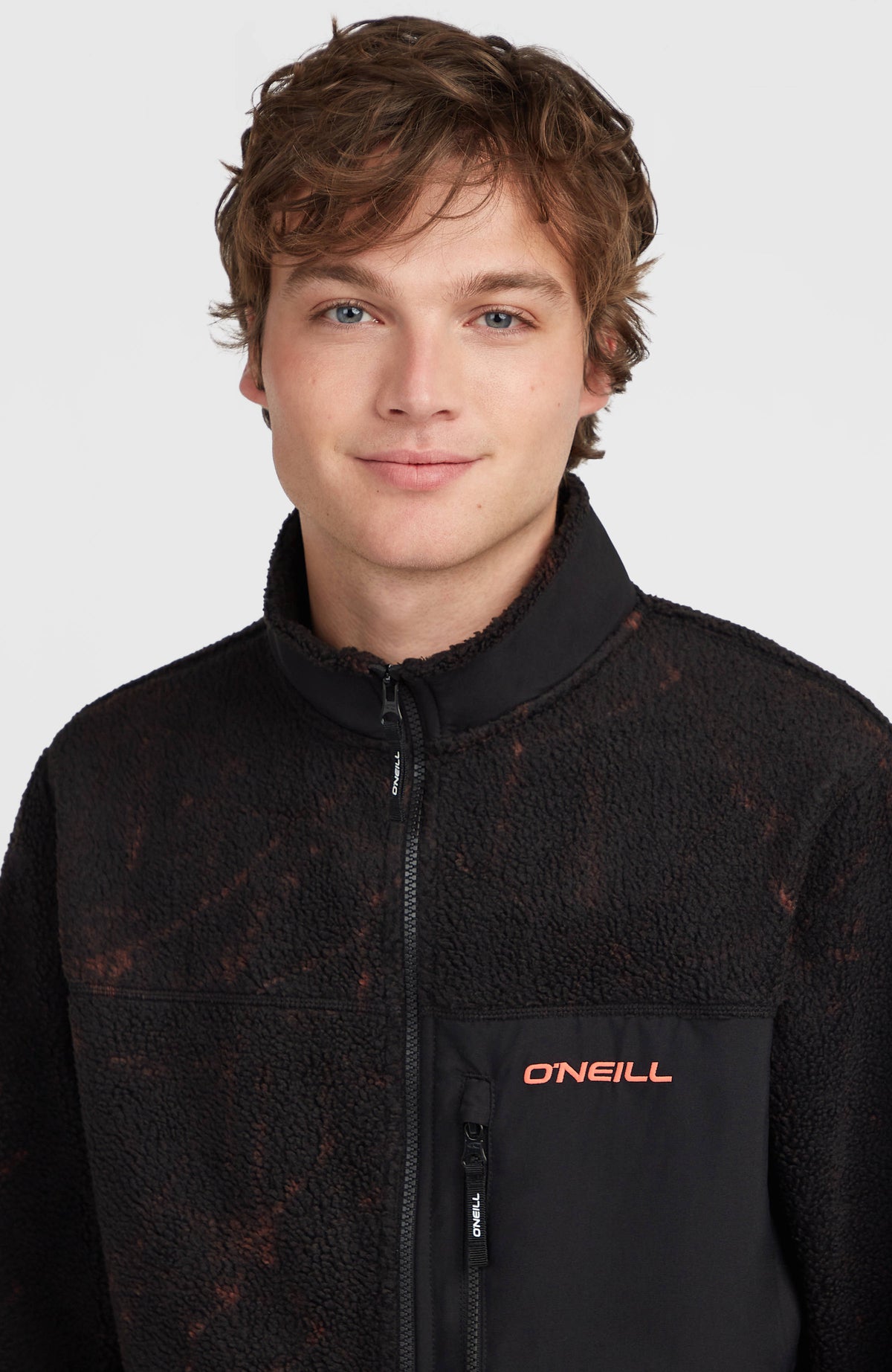 Must-Have High-Pile fleecevest met volledige rits | Black Basalt