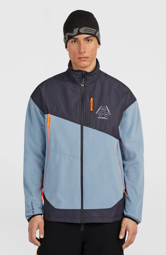 FWC'Peak Polartec® Fire Hyperfleece vest met volledige rits | Murky Water Colour Block