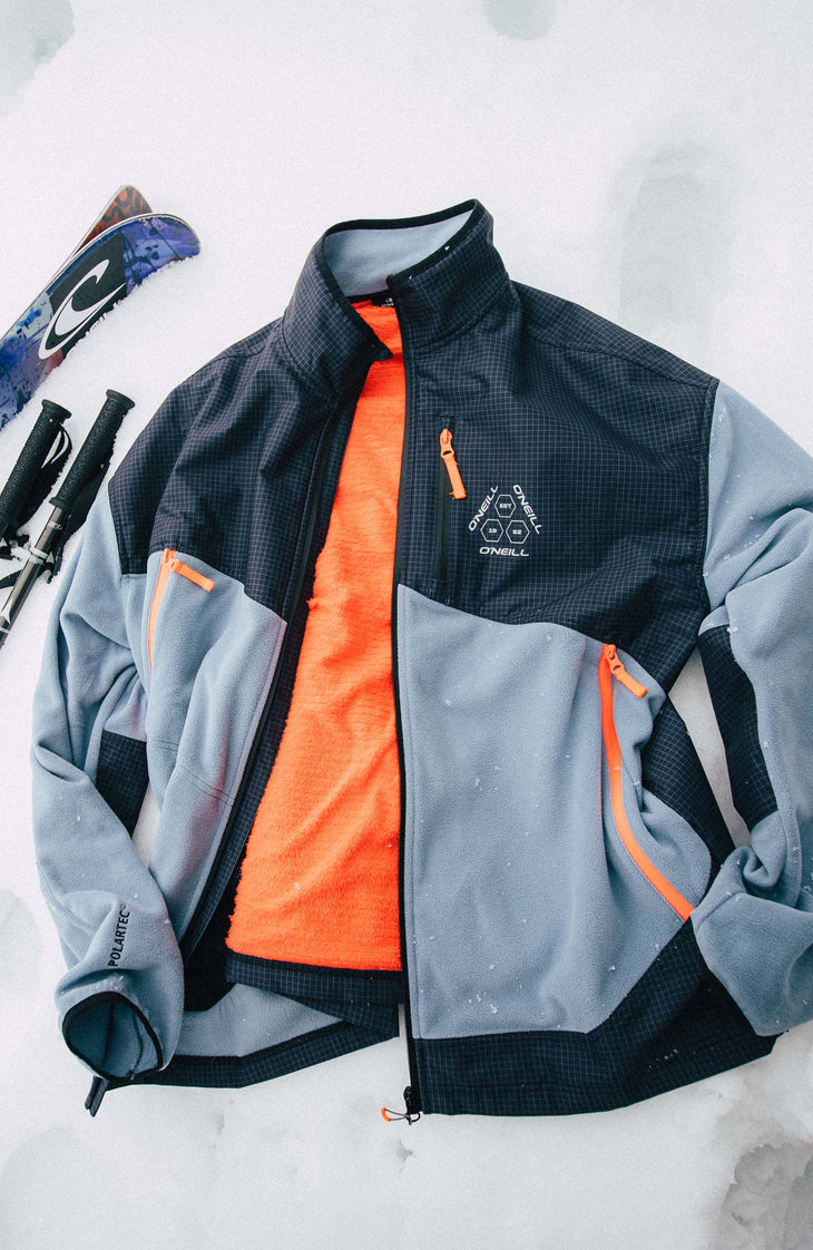 FWC'Peak Polartec® Fire Hyperfleece vest met volledige rits | Murky Water Colour Block