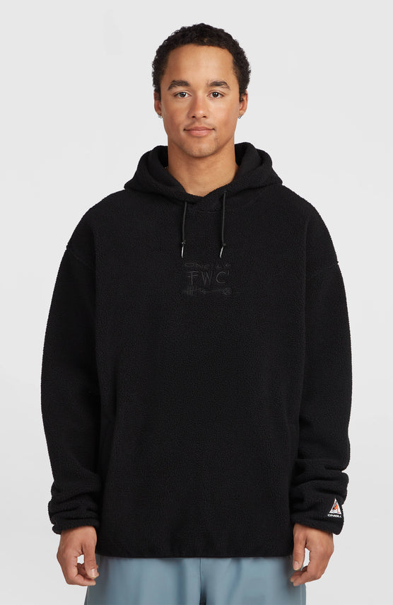 FWC'Play hoodie van hoogpolig fleece | Black Out