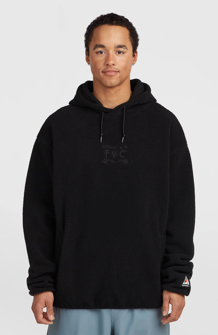FWC'Play hoodie van hoogpolig fleece | Black Out