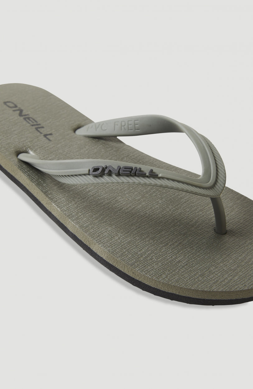 Slippers Profile Small Logo | Military Green