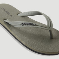 Slippers Profile Small Logo | Military Green