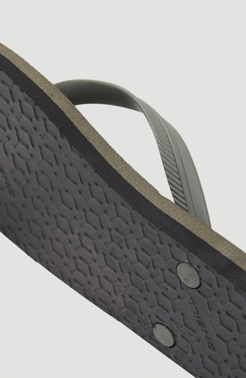 Slippers Profile Small Logo | Military Green