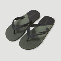 Profile Colour Block Sandalen | Deep Lichen Green Colour Block