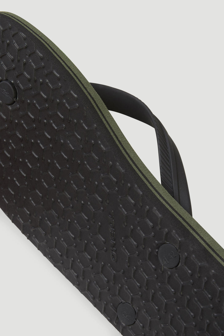 Profile Colour Block Sandalen | Deep Lichen Green Colour Block