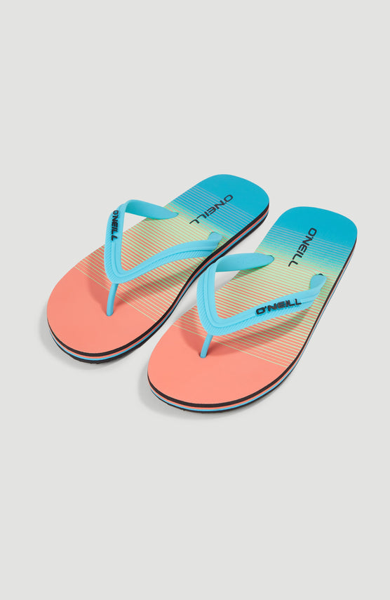 Profile Graphic slippers | Living Coral Simple Gradient Panel