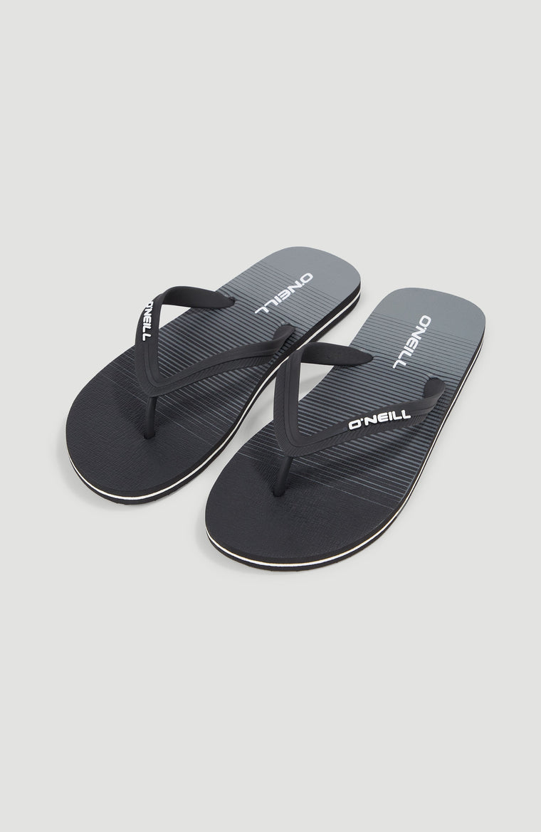 Profile Graphic slippers | Black Simple Gradient B Panel