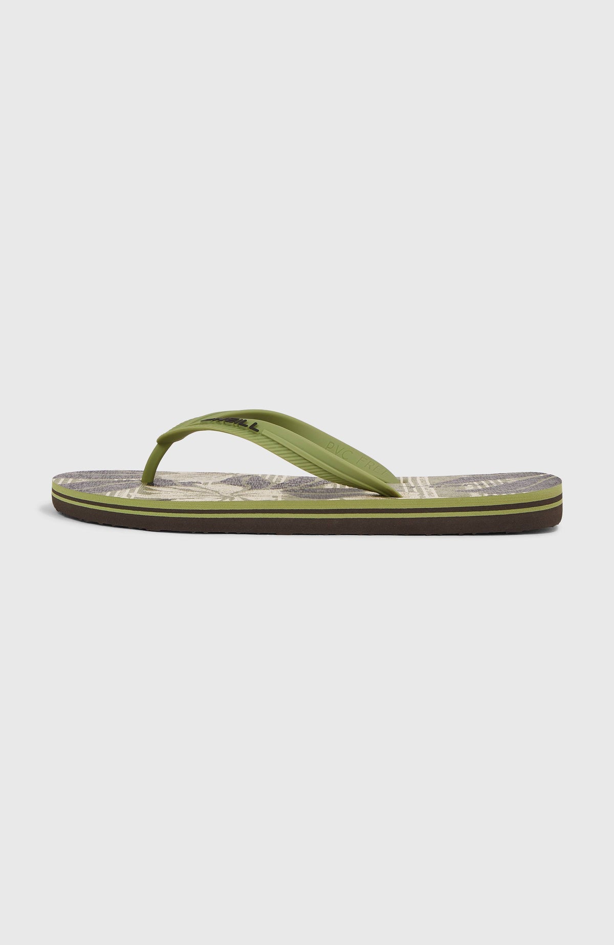 Profile Graphic slippers | Green Dusty Flower