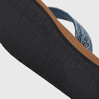 O'Neill stoffen slippers | Blue Pressed Lines