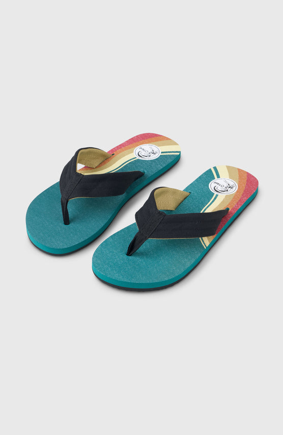 O'Riginals teenslippers | Green Originals Sideburns