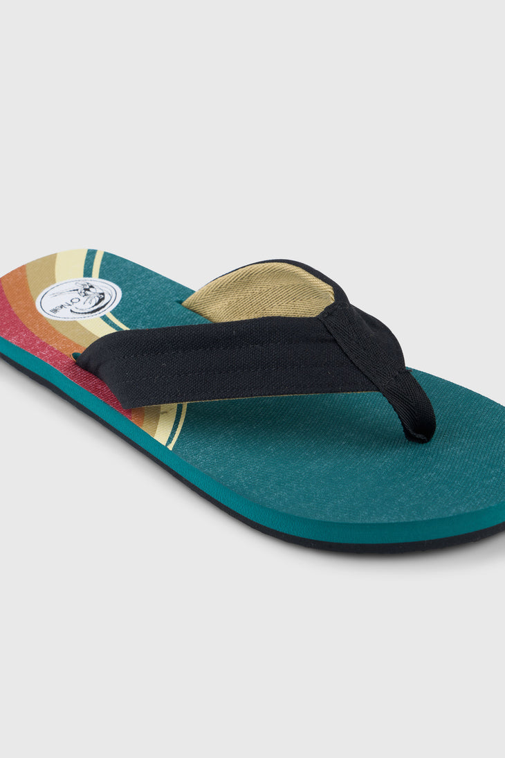 O'Riginals teenslippers | Green Originals Sideburns