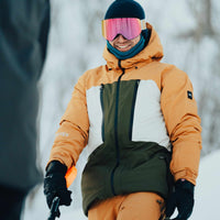 Ski Jas GORE-TEX Psycho Tech | Rich Caramel Colour block