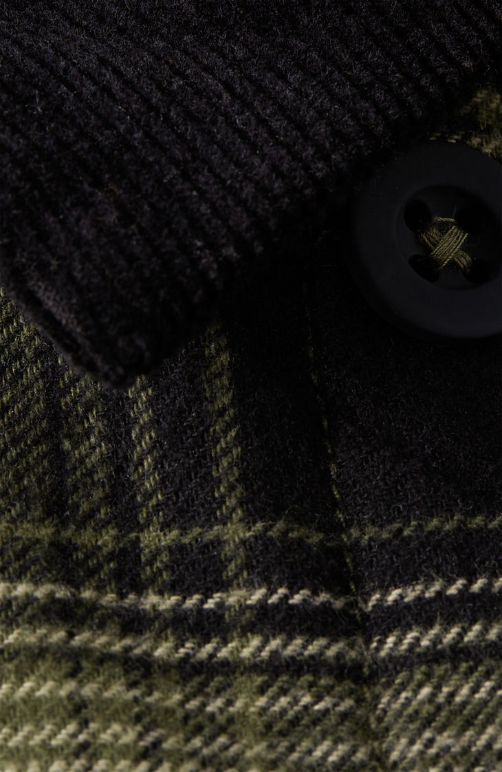 Jas met fleecevoering | Green Check Small