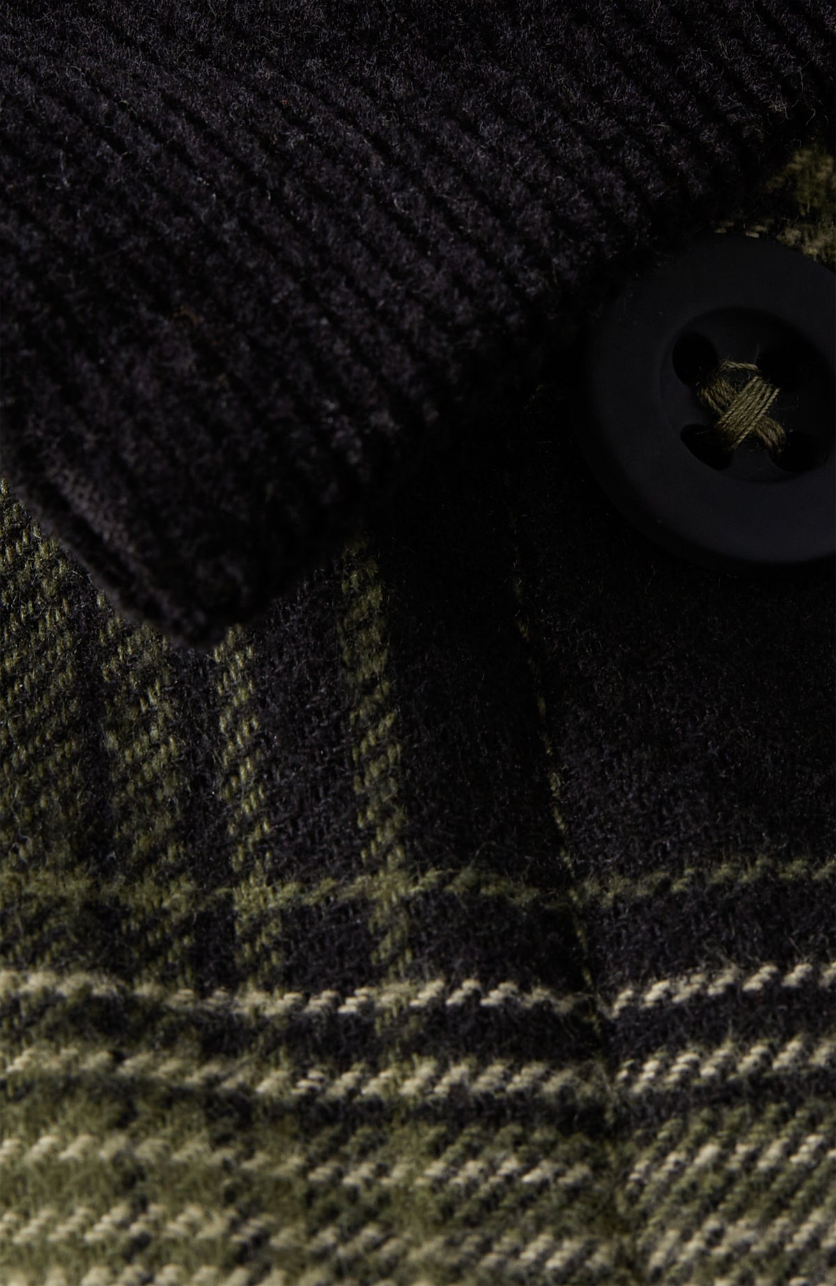 Jas met fleecevoering | Green Check Small