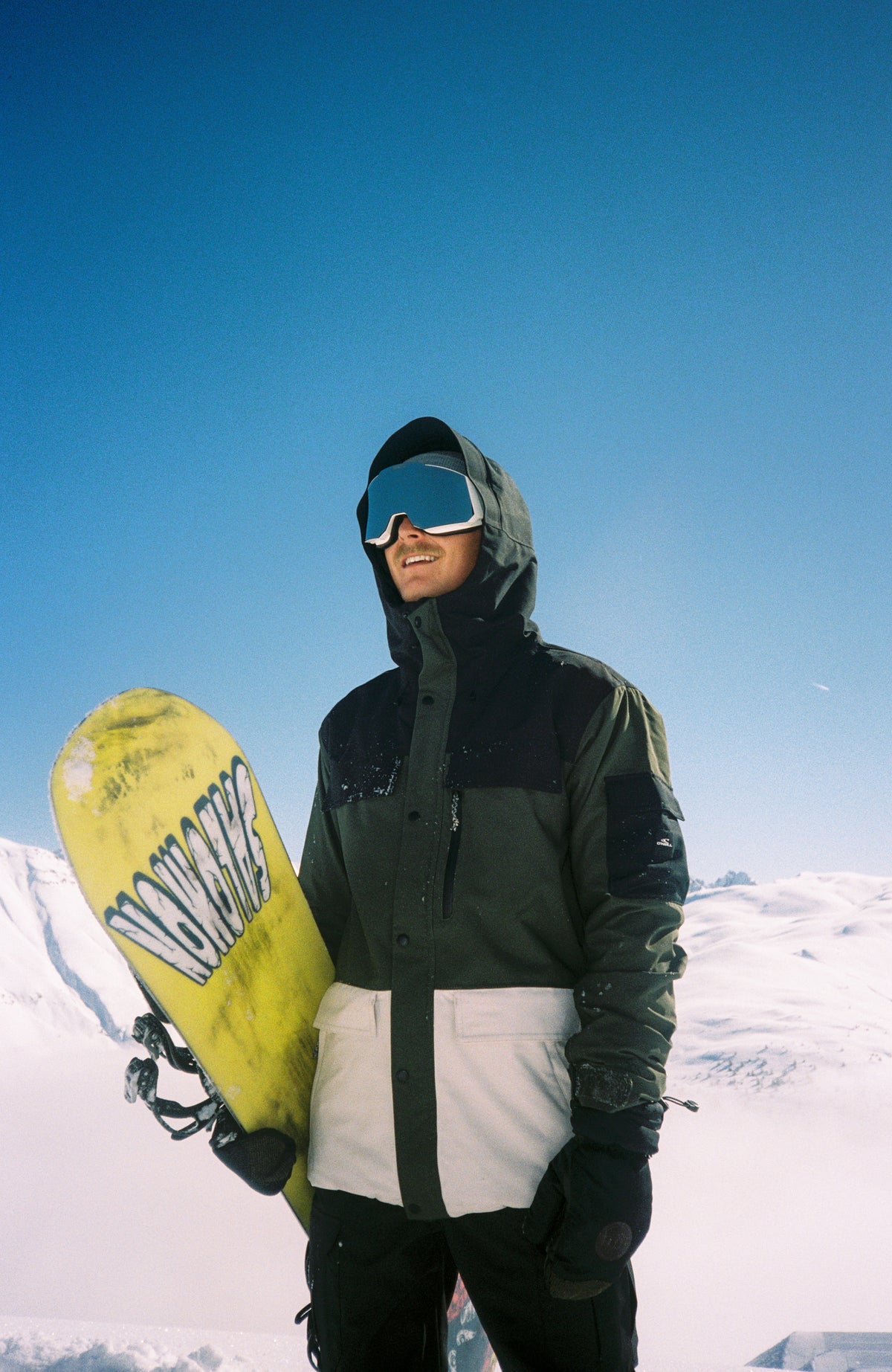 Utility Pro Hybrid wintersportjas | Forest Night Colour Block