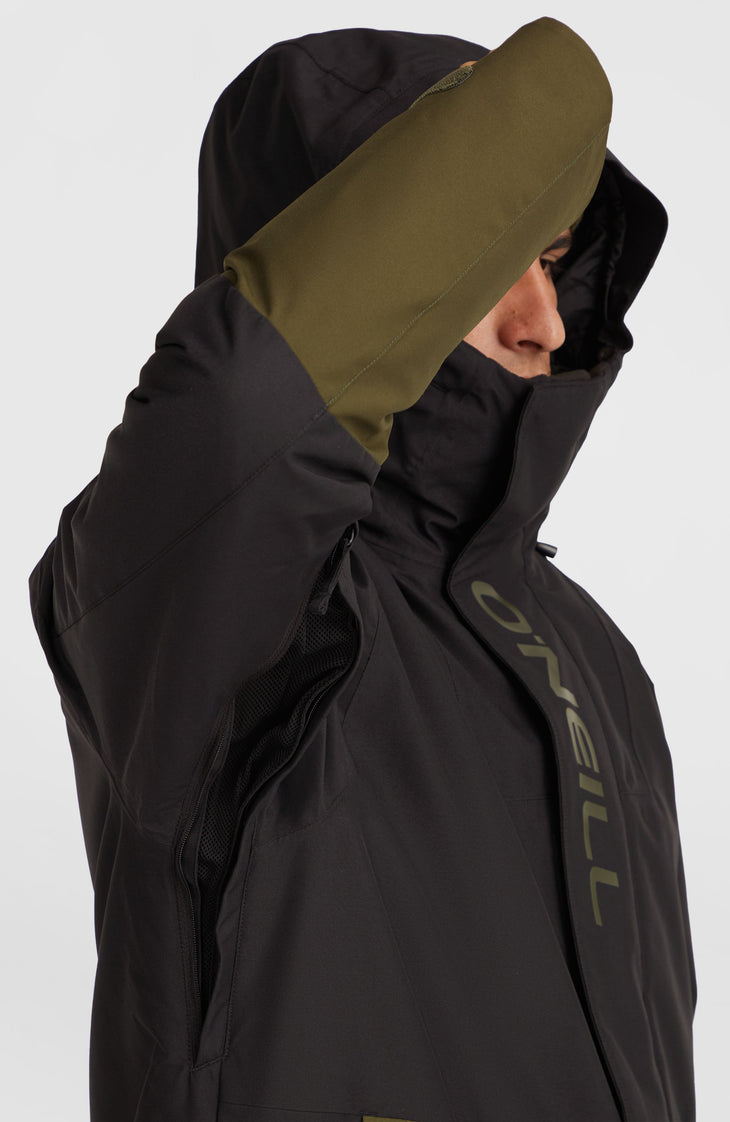 O'Riginals Hybrid wintersportjas | Black Out Colour Block