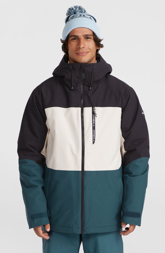 Carbonite wintersportjas | Alma Steel Colour Block