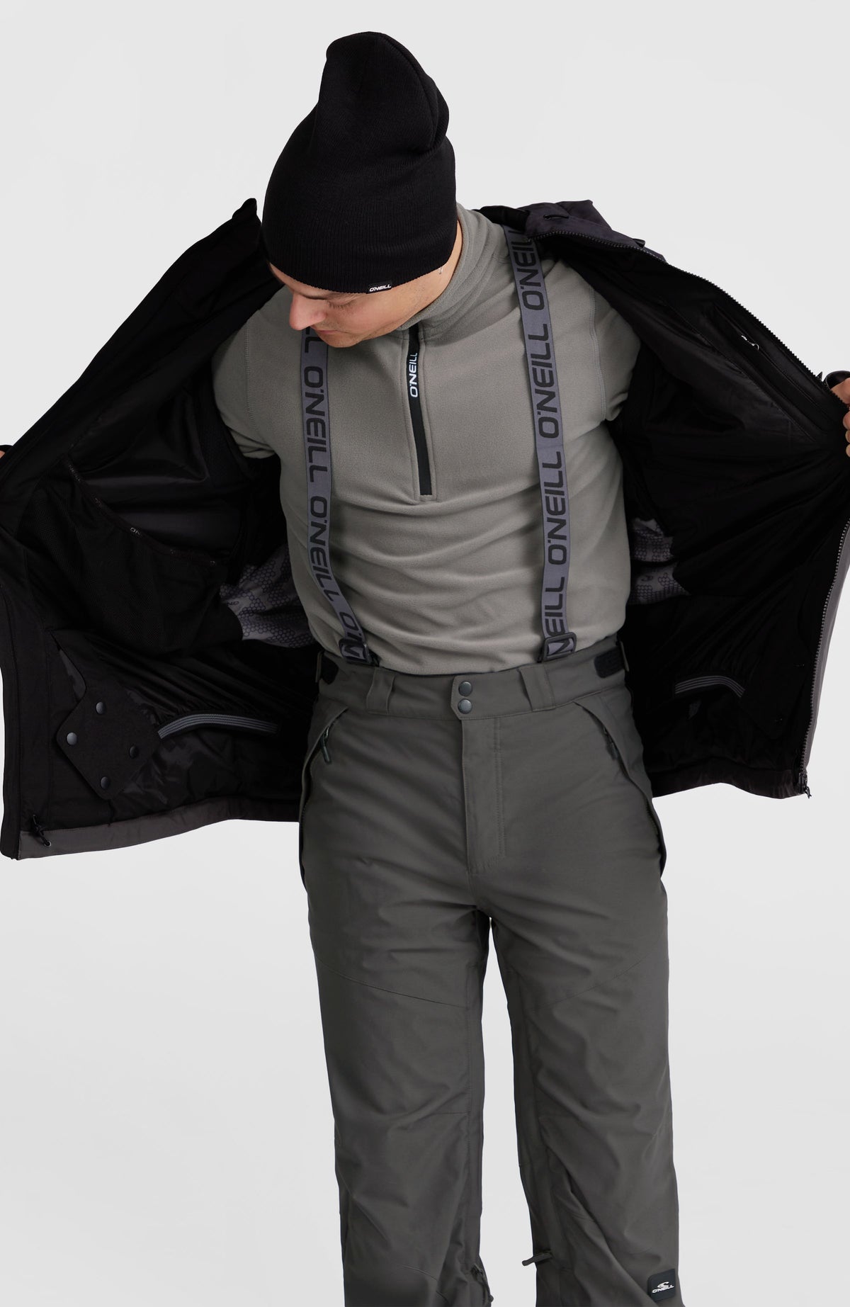 Carbonite wintersportjas | Black Out Colour Block