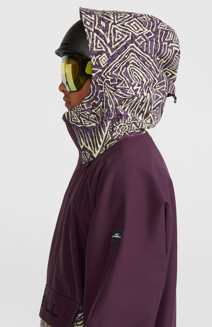 O'Riginals Anorak wintersportjas | Dark Purple Sketcheritage