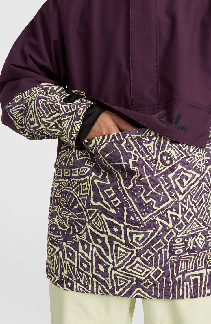 O'Riginals Anorak wintersportjas | Dark Purple Sketcheritage