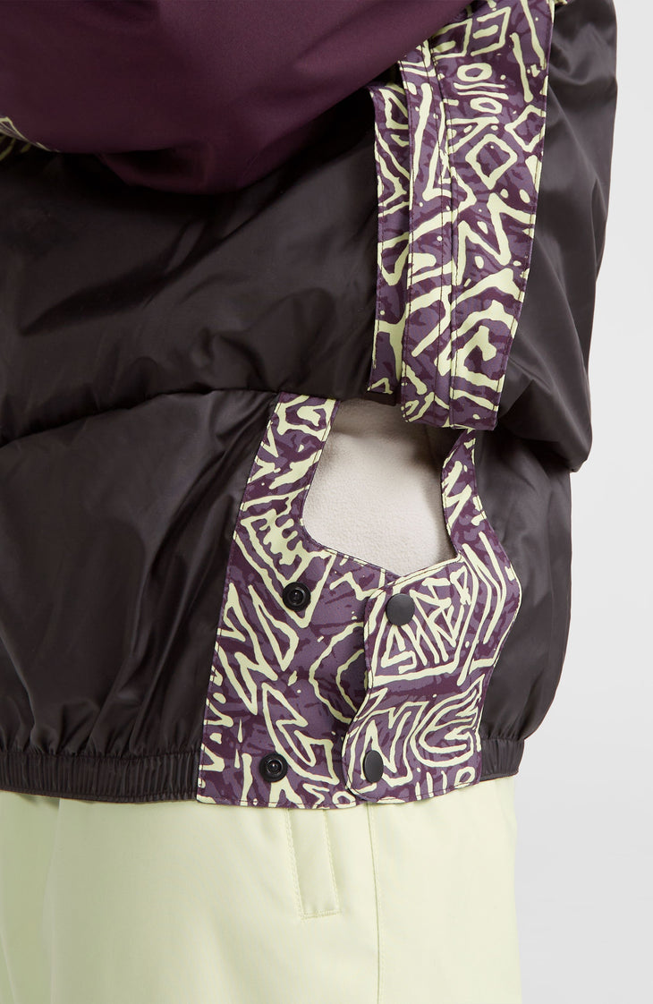 O'Riginals Anorak wintersportjas | Dark Purple Sketcheritage