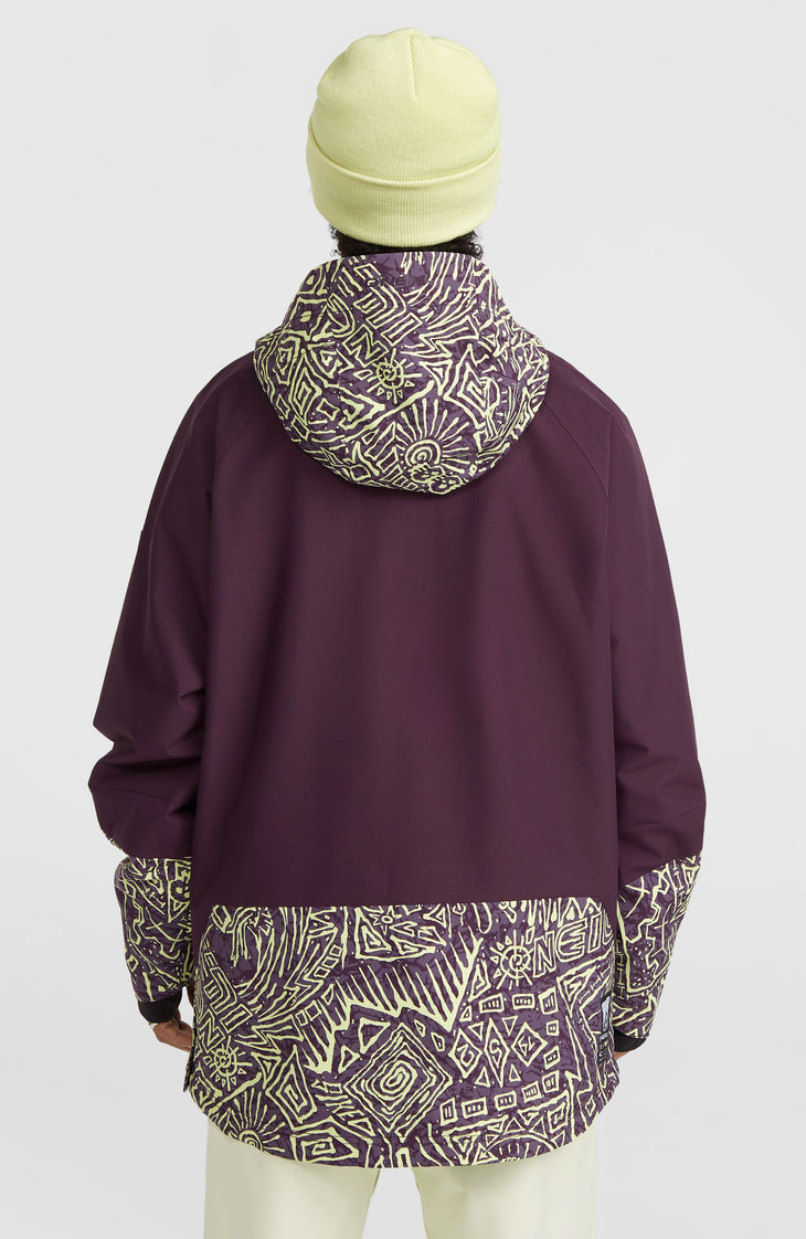 O'Riginals Anorak wintersportjas | Dark Purple Sketcheritage