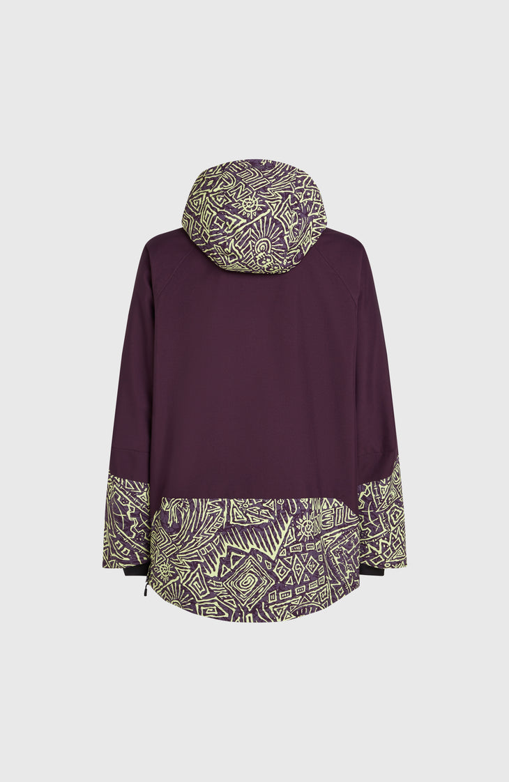 O'Riginals Anorak wintersportjas | Dark Purple Sketcheritage