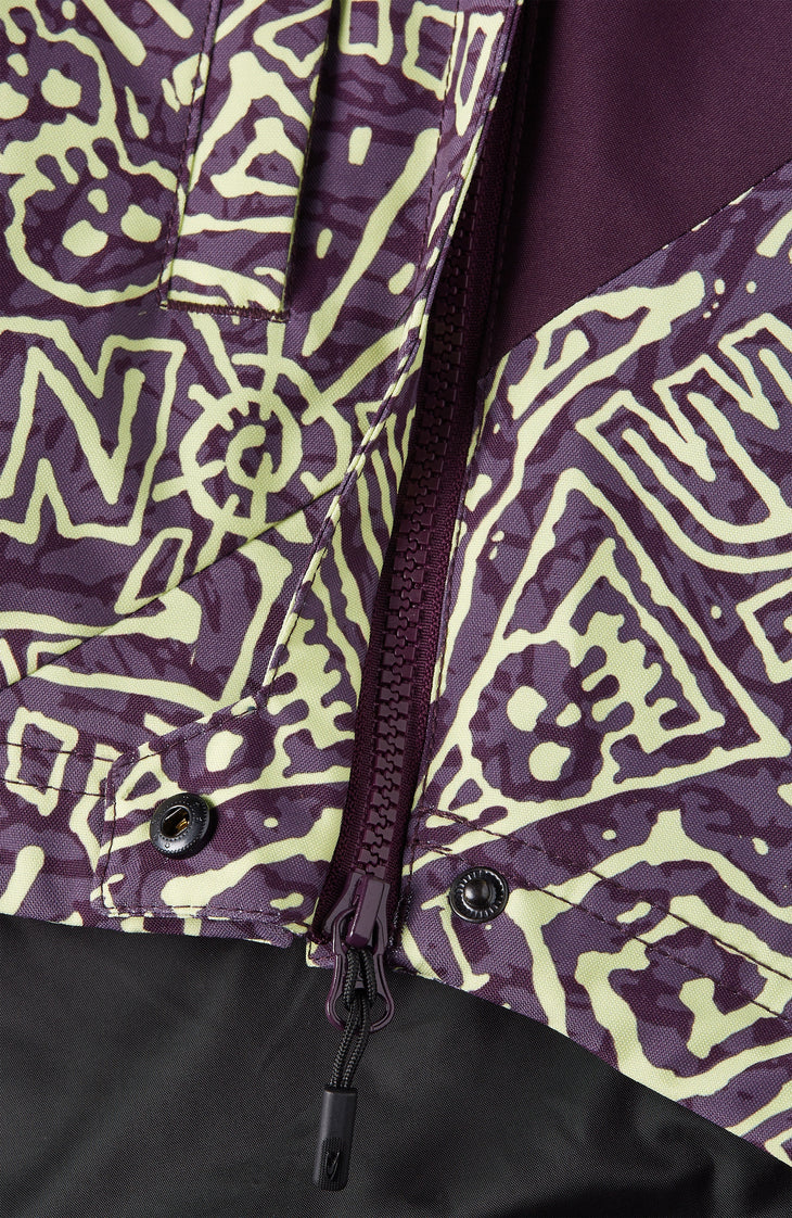 O'Riginals Anorak wintersportjas | Dark Purple Sketcheritage