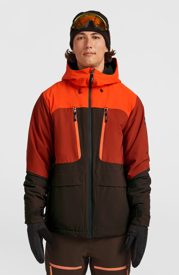 FWC'Peak Fire wintersportjas | Flame Colour Block