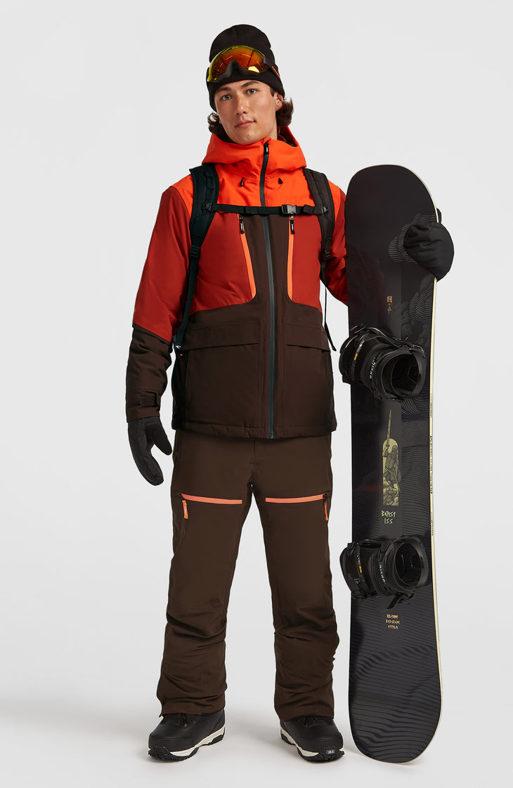 FWC'Peak Fire wintersportjas | Flame Colour Block