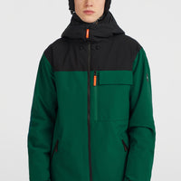 FWC'Peak wintersportjas | Emerald Envy Colour Block