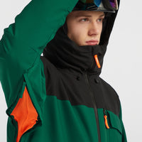 FWC'Peak wintersportjas | Emerald Envy Colour Block