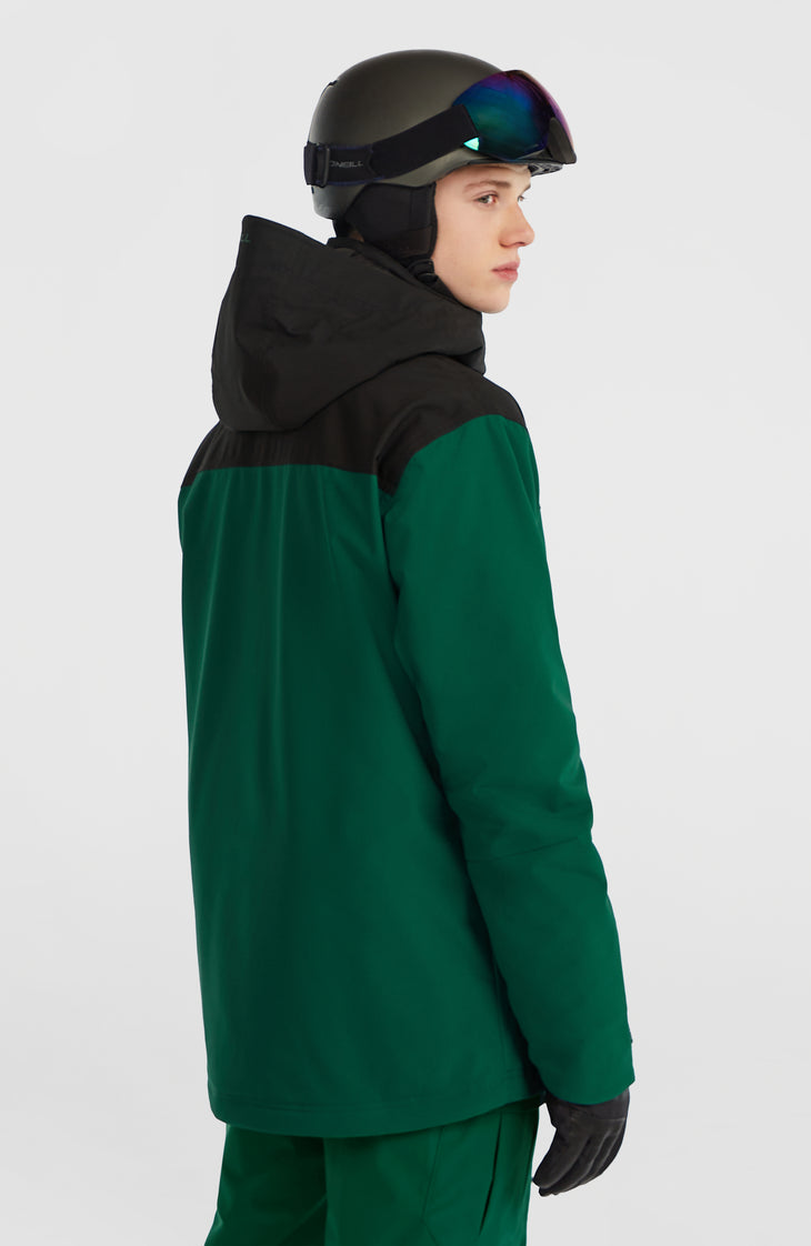 FWC'Peak wintersportjas | Emerald Envy Colour Block