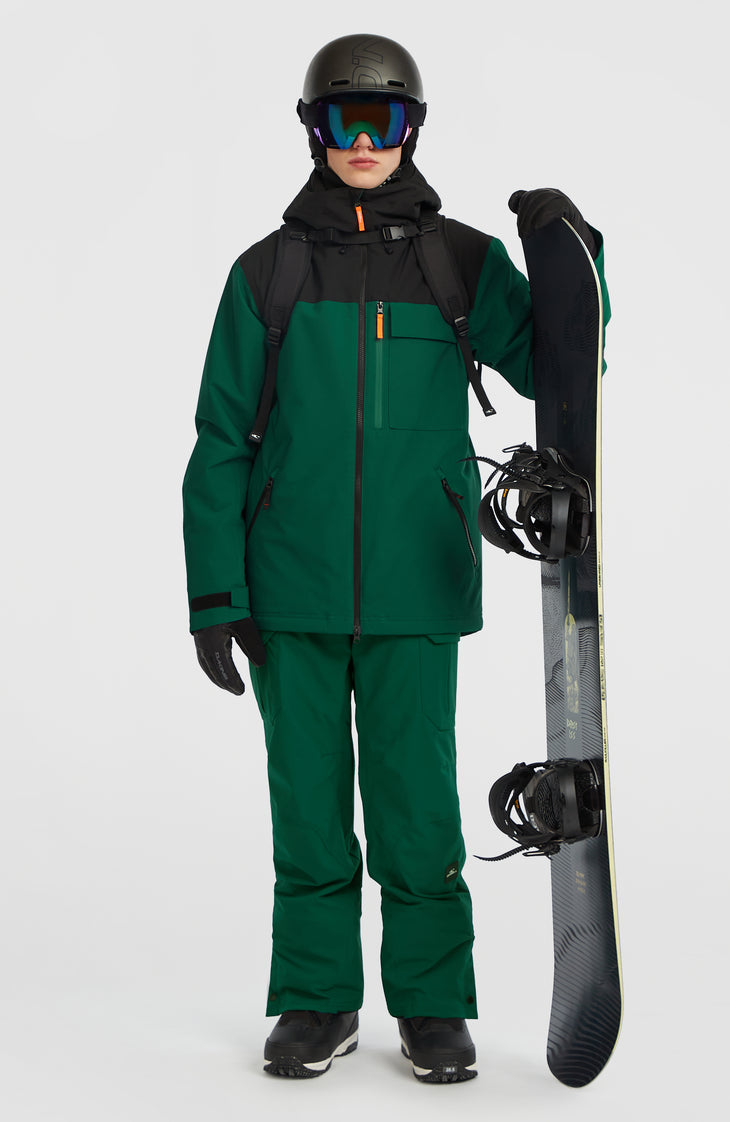 FWC'Peak wintersportjas | Emerald Envy Colour Block