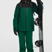 FWC'Peak wintersportjas | Emerald Envy Colour Block