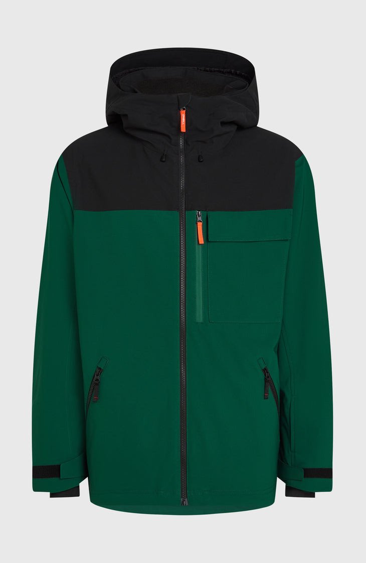 FWC'Peak wintersportjas | Emerald Envy Colour Block