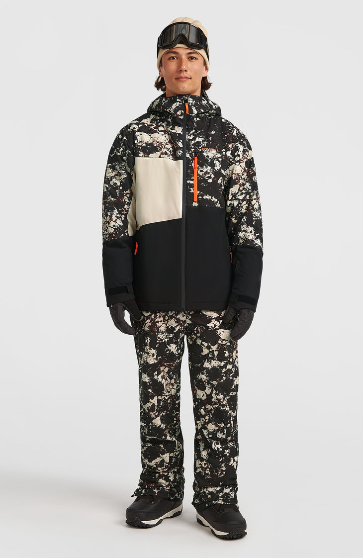 FWC'Cruz Triple wintersportjas | Black/Beige Quarry