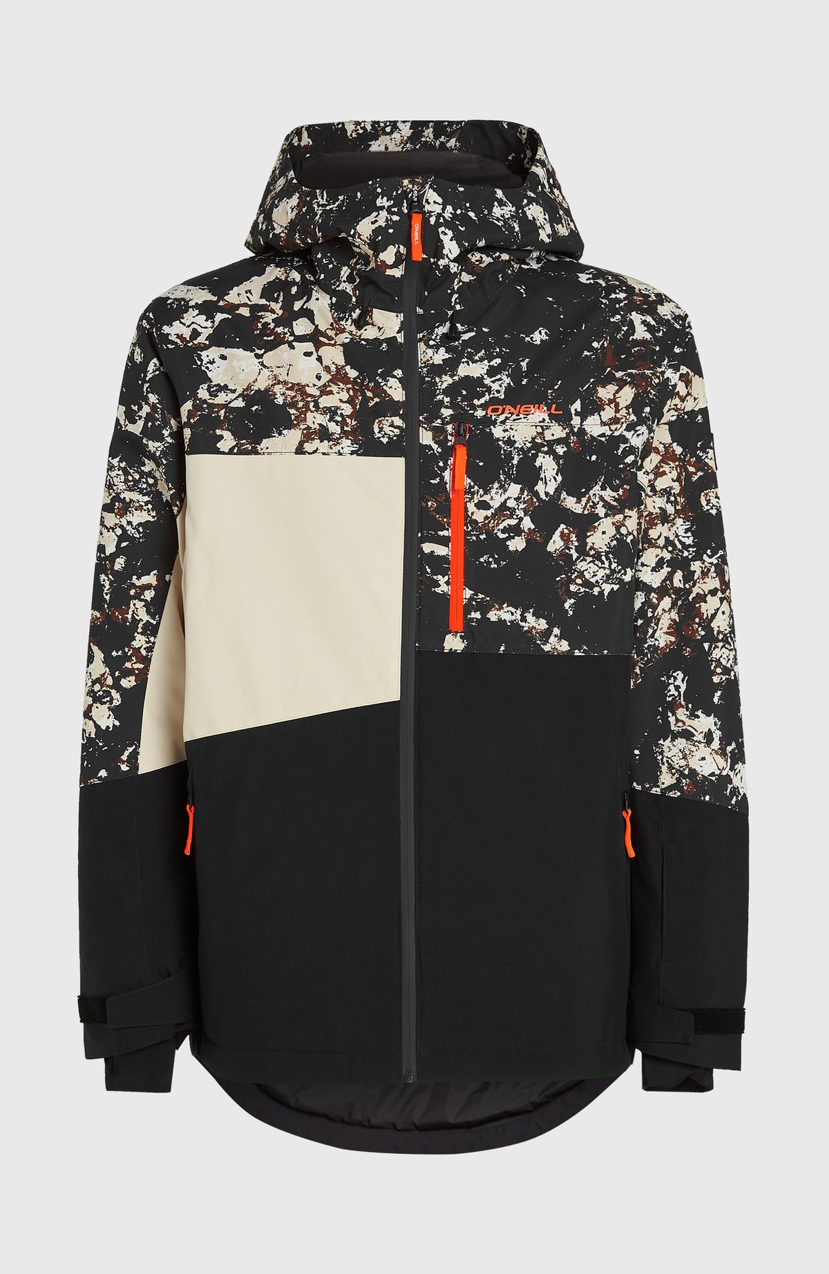 FWC'Cruz Triple wintersportjas | Black/Beige Quarry