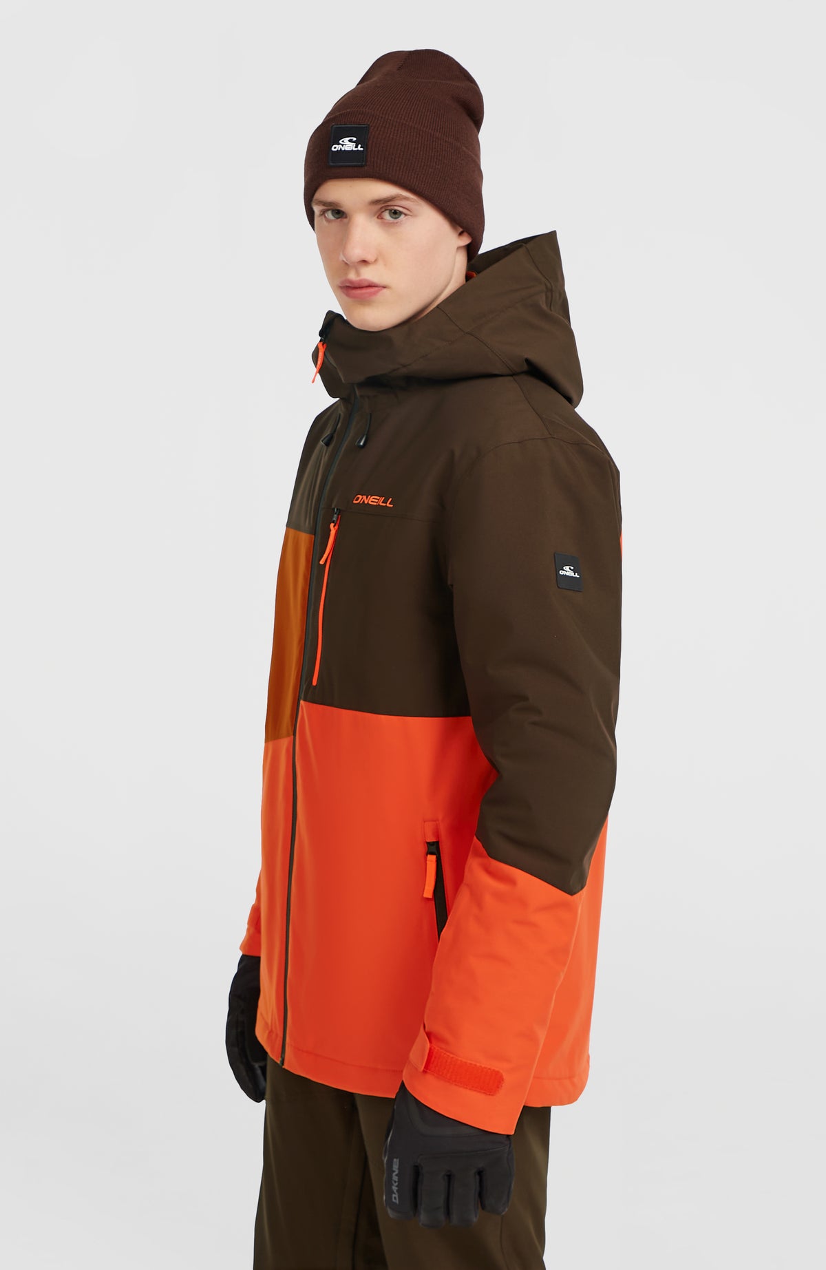 FWC'Cruz Triple wintersportjas | Coffee Bean Colour Block