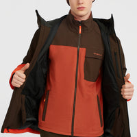 FWC'Cruz Triple wintersportjas | Coffee Bean Colour Block