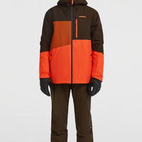 FWC'Cruz Triple wintersportjas | Coffee Bean Colour Block