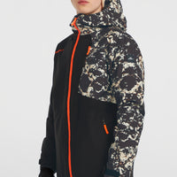 FWC'Cruz Block wintersportjas | Black/Beige Quarry